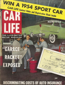 CAR LIFE 1954 MAY - THUNDERBIRD, EXPLORER, PONTIAC CONCEPTS, SAM HANKS, DKW